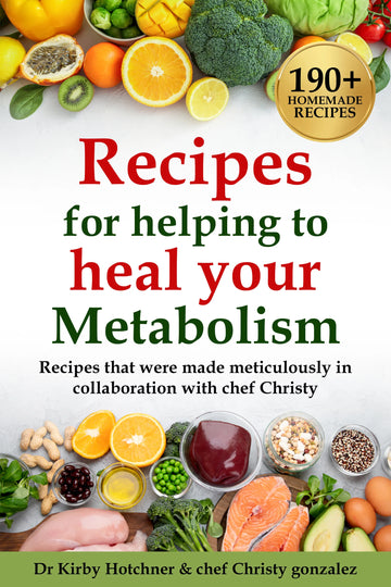 E-Book Recipes for helping to heal your metabolism by Dr. Kirby Hotchner D.O. & Chef Christy Gonzalez