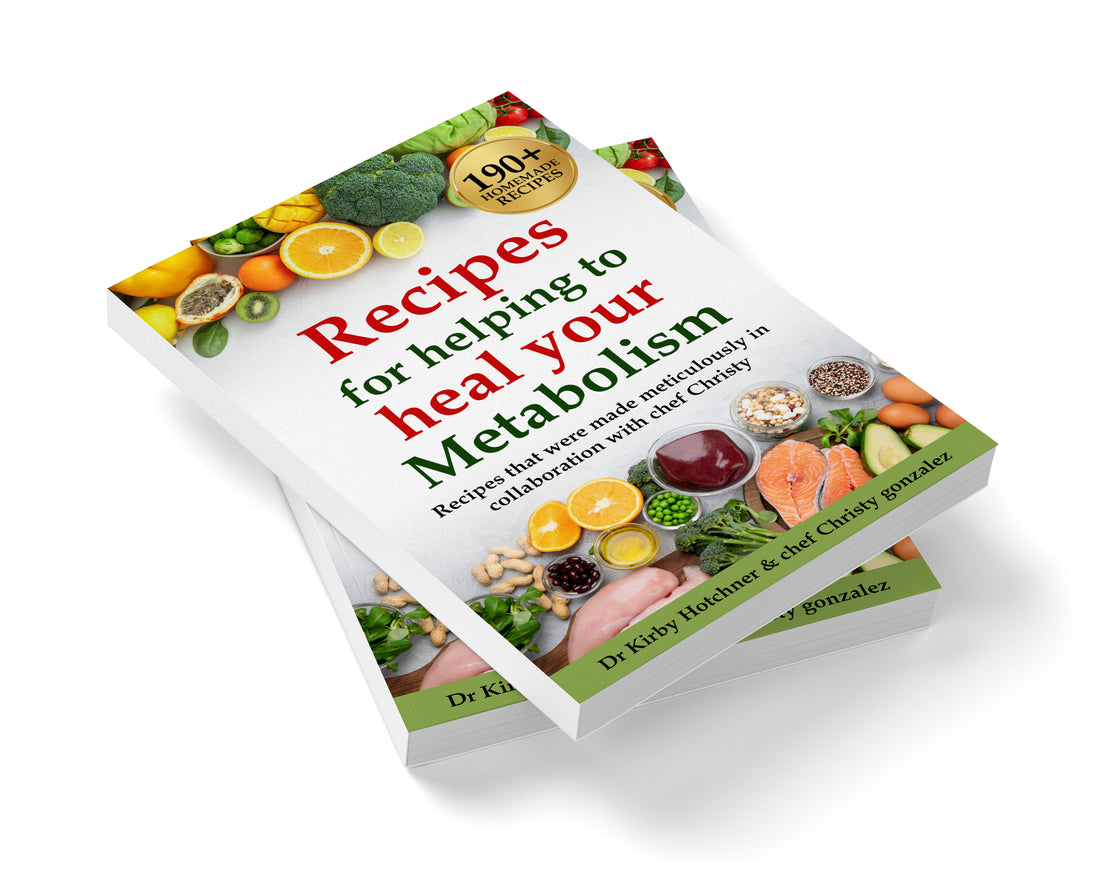 E-Book Recipes for helping to heal your metabolism by Dr. Kirby Hotchner D.O. & Chef Christy Gonzalez